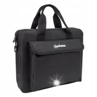 Torby na laptopy - Torba do notebooka Manhattan London 14,1", czarna - miniaturka - grafika 1