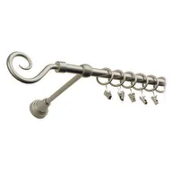 Karnisze - Karnisz pojedynczy motyw kuty Ø16, 200 cm satyna hak - miniaturka - grafika 1