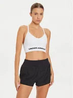 Bielizna sportowa damska - Under Armour Biustonosz sportowy UA Vanish 1384417 Biały - miniaturka - grafika 1