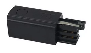 Maxlight Zasilanie szynoprzewodu uziemienie prawe 4 wires Track Power Adaptor MHT1-C/R-BK do systemu 3-fazowego 230V czarne - Akcesoria do oświetlenia - miniaturka - grafika 1