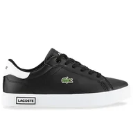 Trampki damskie - Buty Lacoste Powercourt 741SUJ0014-312 - czarne - miniaturka - grafika 1