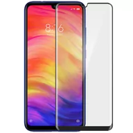 Szkła hartowane na telefon - Zabezpieczenie ekranu ze szkła hartowanego do Xiaomi Redmi Note 7 Fazowane czarne krawędzie - miniaturka - grafika 1