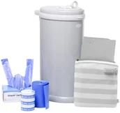 Torby i organizery dla mam - Ubbi - diaper bag gift box, grey - miniaturka - grafika 1