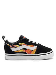 Vans Tenisówki WARD SLIP-ON VN0A5KY8BZW1 Czarny - Buty dla chłopców - miniaturka - grafika 1