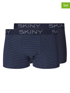 Skiny Bokserki (2 pary) w kolorze granatowym - Majtki męskie - miniaturka - grafika 1
