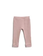 Legginsy - Koton Legginsy prążkowane dla dziewczynek, różowy (274) - miniaturka - grafika 1