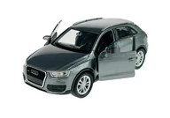 Samochody i pojazdy dla dzieci - Welly Audi Q3 Srebrny 1:34 Samochód Nowy Metalowy Model - miniaturka - grafika 1