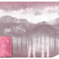 Fototapety - FOTOTAPETA DO SALONU FIOLETOWY PEJZAŻ GÓRY JEZIORO BETON ABSTRKACJA 250x175 - miniaturka - grafika 1