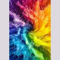 Rękodzieło - TEMU 1 szt. Nowy Duży Zestaw do Malowania Diamentowego 5D dla Dorosłych 19.7*27.5 Cali, Kolorowa Kolazja na Płótnie, Okrągłe Pełne Wiercenie z - miniaturka - grafika 1