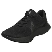 Sneakersy męskie - Nike React Infinity Run Flyknit 3 męskie sneakersy, czarny, czarny, 47.5 EU - miniaturka - grafika 1