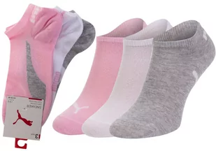 PUMA SKARPETY SKARPETKI STOPKI 3 PARY 907951 04 - Rozmiar: 39-42 - Skarpetki damskie - miniaturka - grafika 1