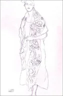 Plakaty - Portrait of a Woman, Gustav Klimt - plakat Wymiar do wyboru: 40x50 cm - miniaturka - grafika 1