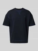 Bluzy męskie - Bluza z rękawem o dł. 1/2 model ‘TRACK TOP’ - miniaturka - grafika 1