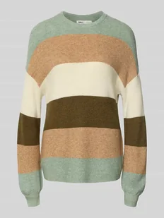 Sweter z dzianiny o luźnym kroju z mieszanki wiskozy model ‘ATIA’ - Swetry damskie - miniaturka - grafika 1