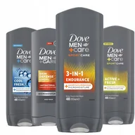 Kosmetyki do kąpieli - Dove Men, Żel Pod Prysznic Care Mix, 4x400ml - miniaturka - grafika 1