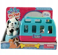 Maskotki i pluszaki - PIESEK DALMATYŃCZYK MASKOTKA PSA Z TRANSPORTEREM + ZESTAW DO PIELĘGNACJI - miniaturka - grafika 1