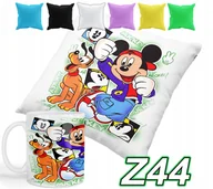 Gadżety dla niej i dla niego - ZESTAW KUBEK + POSZEWKA Z NADRUKIEM MYSZKA MICKEY MINNIE MIKI + IMIĘ - miniaturka - grafika 1