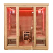 Sauny - Sauna sucha fińska piec 8 KW Harvia BC80 + kamienie solne 180X180X190CM MO-TS4 Mazur _________________SPRAWDŹ_OFERTĘ_W_SKLEPIE_________________ - miniaturka - grafika 1