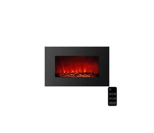 LED Ścienny kominek elektryczny z ogrzewaniem LED/2000W/230V 56x88 cm - Kominki elektryczne - miniaturka - grafika 1