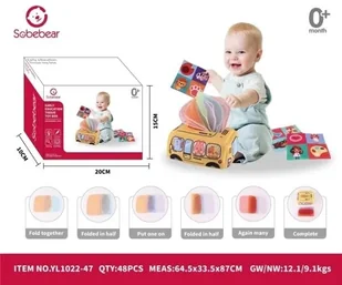 FABRIC BABY EDUCATION TISSUE TOY BOX - Zabawki kreatywne - miniaturka - grafika 1
