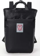 Torby na laptopy - NITRO plecak rekreacyjny z przegrodą na laptopa Daypacker Collection Mojo plecak 16L Peace Love Nitro czarny - miniaturka - grafika 1