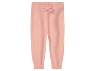 Spodenki dla niemowląt - lupilu® Spodnie niemowlęce z dzianiny, dziewczęce, z czystej bawełny organicznej (50/56, Różowy) - miniaturka - grafika 1