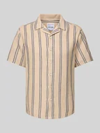 Koszule męskie - Koszula casualowa o kroju regular fit z kołnierzem z połami model ‘TREV’ - miniaturka - grafika 1