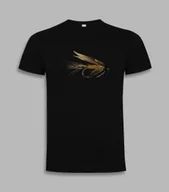Koszulki męskie - T-shirt wędkarski MARCH BROWN Czarny M - miniaturka - grafika 1