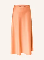 Spódnice - Juvia Spódnica Satynowa Fleur orange - miniaturka - grafika 1