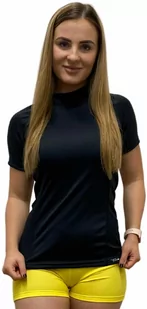 SILUET T-shirt z krótkim rękawem - damska .XS .czarny - Koszulki sportowe damskie - miniaturka - grafika 1