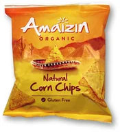 Chipsy - AMAIZIN (napoje kokosowe, tortilla, chipsy, inne) CHIPSY KUKURYDZIANE SOLONE BEZGLUTENOWE BIO 75 g - AMAIZIN BP-8718976009553 - miniaturka - grafika 1