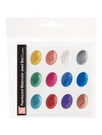 Farby i media malarskie - Farby Akwarelowe GANSAI TAMBI BOX 12 Colors Jewel - miniaturka - grafika 1