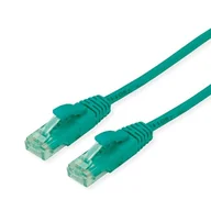 Kable miedziane - ROLINE RM Cat.6A UTP kabel sieciowy Zielony 7,5 m Cat6A U/UTP (UTP) - miniaturka - grafika 1