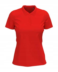 Koszulka damska polo bawełniana Polówka Stedman ST9740 Claire Scarlet Red L - Koszulki i topy damskie Koszulka damska polo bawełniana Polówka Stedman ST9740 Claire Scarlet Red L - Koszulki i topy damskie - miniaturka - grafika 1