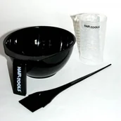 Pozostałe akcesoria fryzjerskie - HAIR TOOLS Zestaw Do Farbowania Włosów Czarny - miniaturka - grafika 1