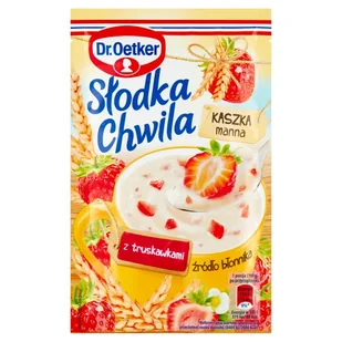 Dr. Oetker Dr Oetker SCH KASZKA MANNA TRUSKAWKOWA 47,5G DR OETKER 47,5 G zakupy dla domu i biura 56340912 - Budyń - miniaturka - grafika 1
