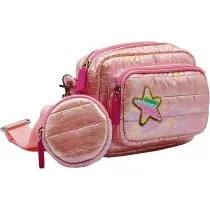 Torebka puffy różowa - Torby szkolne - miniaturka - grafika 1