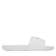 Klapki i japonki damskie - Japonki Calvin Klein Jeans Slide Monogram Wn Logo Ck YW0YW01967 Biały - miniaturka - grafika 1