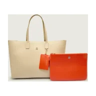 Torebki damskie - Tommy Hilfiger Dwustronna shopperka + saszetka ICON - miniaturka - grafika 1