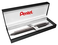 Akcesoria do tabletów i e-booków - Pentel BL407MA-BOX EnerGel Sterling Liquid żelowy długopis w pudełku prezentowym, obudowa antracytowa, grubość linii 0,35 mm, średnica kulki 0,7 mm, kolor wkładu czarny, 1 sztuka (1 opakowanie) - miniaturka - grafika 1