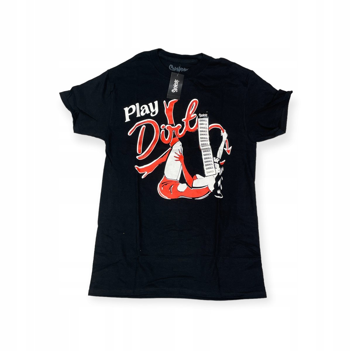 Koszulka T-shirt męski Spencer's czarny napisy XL