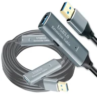 Kable komputerowe i do monitorów - Reagle Przedłużacz USB-A 10M Aktywny Kabel USB 3.2 Gen1 5 Gbps + Wzmacniacz - miniaturka - grafika 1