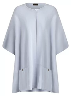 ApartFashion Damski strój APART dziergany jako kardigan z oddzielnym kołnierzem szalowym, jasnoniebieski, normalny, jasnoniebieski, S - Swetry damskie - miniaturka - grafika 1