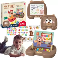 Zabawki interaktywne dla dzieci - Tablica Magnetyczna Edukacyjna Ścieralna Akcesoria - miniaturka - grafika 1