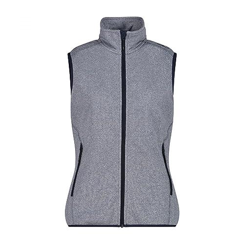 CMP Damska kamizelka z dzianiny Knit-Tech B.Blue-Biały, 40
