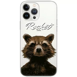 Etui Marvel dedykowane do Iphone 13 PRO, wzór: Rocket 006 Etui częściowo przeźroczyste, oryginalne i oficjalnie licencjonowane - Etui i futerały do telefonów - miniaturka - grafika 1