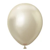 Balony i akcesoria - Balony lateksowe Mirror White Gold, 30 cm, 50 szt. - miniaturka - grafika 1