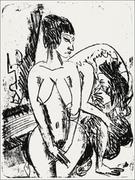 Plakaty - Two Women, Ernst Ludwig Kirchner - plakat 30x40 cm - miniaturka - grafika 1