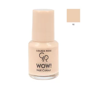 Golden Rose Wow Nail Color, lakier do paznokci 92, 6 ml - Lakiery do paznokci - miniaturka - grafika 1