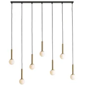 Lampy sufitowe - Wisząca lampa kaskada Riu 1121T40 Aldex do salonu molekuły czarna - miniaturka - grafika 1